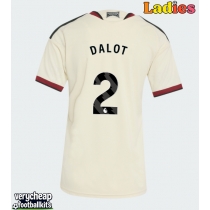 Manchester United Diogo Dalot #2 Replica Third Shirt Ladies 2026-27 Short Sleeve